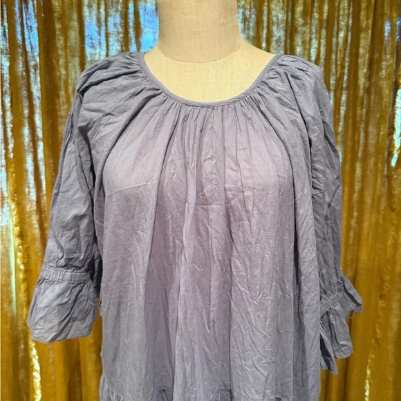 Daughters of India Gray Long Sleeve Dress - Picture 2 of 5